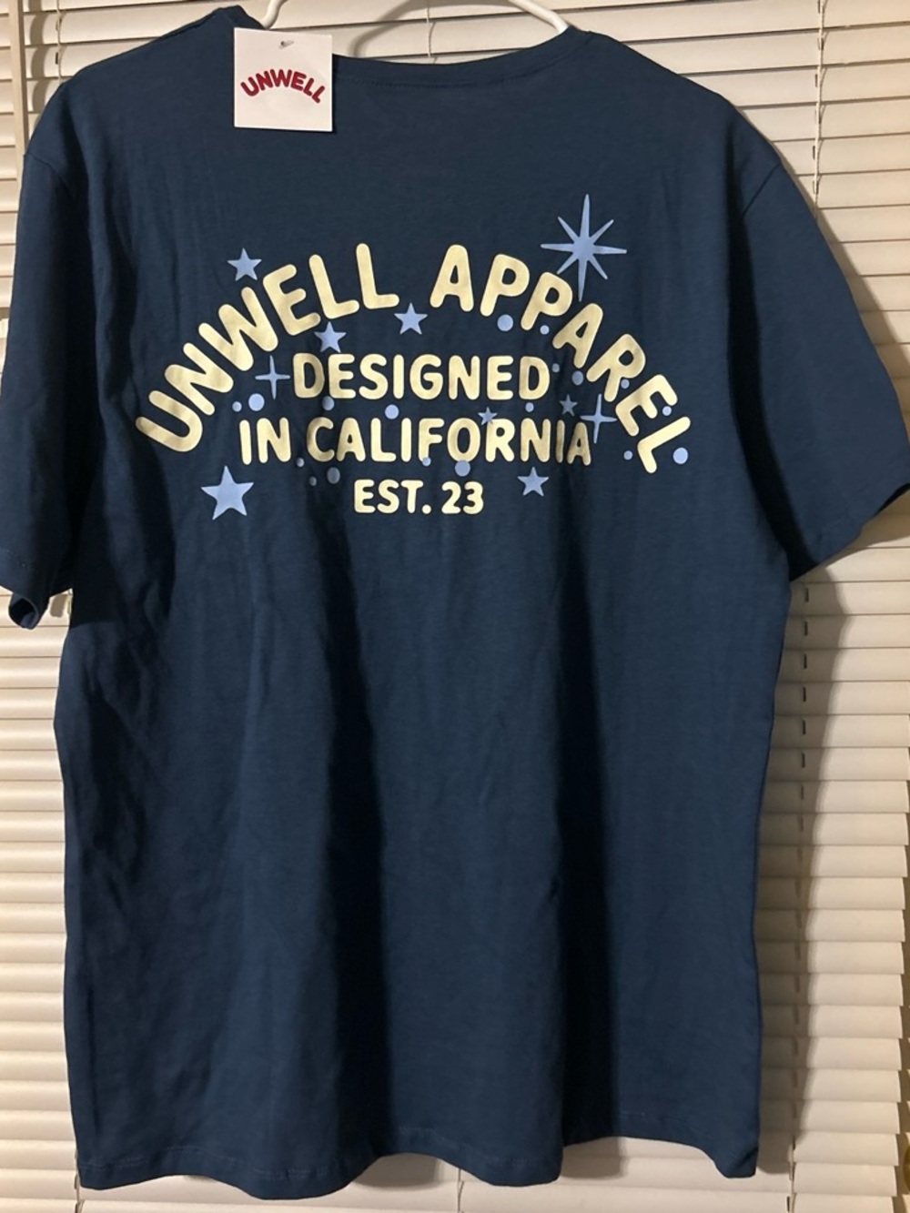 Unwell Apparel Men's Navy Short-Sleeve Graphic Tee